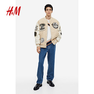 H&M 男装立领棒球夹克1186784