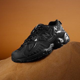 New Balance NB女秋复古黑色网面运动休闲老爹鞋WL703CB