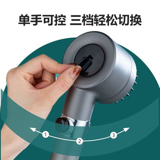 ZISIZ 致仕 强劲增压手持花洒喷头过滤淋浴头