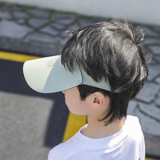 防晒防紫外线空顶太阳帽子大人儿童防紫外线无顶遮阳帽子