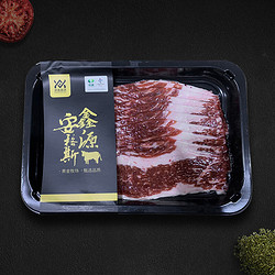 XINYUAN 顺鑫鑫源 内蒙安格斯原切肥牛片200g烤肉片涮肉卷食材