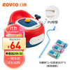 日康（rikang）儿童马桶 宝宝座便器婴儿便盆  PU垫三合一功能 【红色】软垫组合装