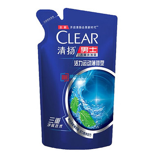 CLEAR 清扬 洗发水 活力运动薄荷型200g*5袋（香型随机）