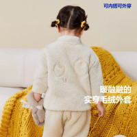 迷你巴拉 儿童珊瑚绒外套