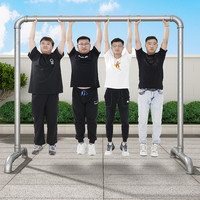 微智 钢管晾衣架落地单杆水管