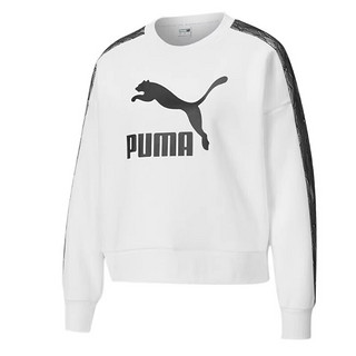 抖音超值购：PUMA 彪马 拼接加绒长袖套头衫  530306