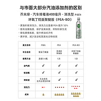 芥末绿 燃油宝 除积碳清洗剂三元汽油添加剂 pea-bo 400ml