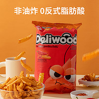 Deliwood德味森泰国酱味虾条非油炸解馋小零食膨化食品70gx3