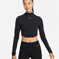 抖音超值购：NIKE 耐克 正品女款瑜伽健身休闲透气速干长袖运动上衣-FB5277-010