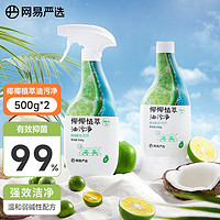 YANXUAN 网易严选 椰椰植萃重油污清洁剂 厨房油烟机清洗剂 500g+500g替换装