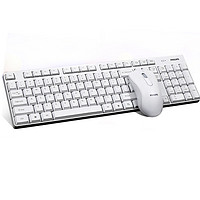 PHILIPS 飞利浦 无线键盘鼠标套装 办公家用防水省电 电脑笔记本无线键鼠 白色
