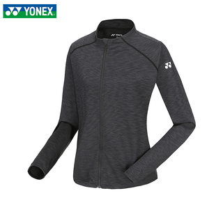 尤尼克斯yonex尤尼克斯羽毛球服薄外套男女上衣训练服运动服150083 150083 黑色 男款 L