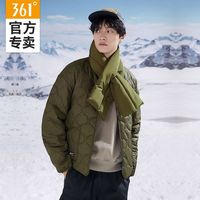 361°男装棉服保暖立领运动棉服男士轻薄防风棉外套