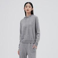 ELLASSAY冬季大口袋设计连帽羊毛针织衫