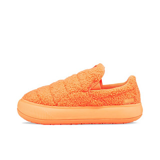 PUMA 彪马 Suede Mayu Slip-on Teddy 绒毛休闲板鞋 女款384887-04