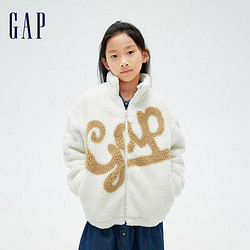 Gap 盖璞 儿童仿羊羔绒立领夹克外套