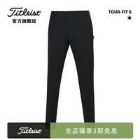 TitleistTitleist泰特利斯高尔夫服装男士长裤23冬TOUR FIT S男装保暖长裤 黑色 32
