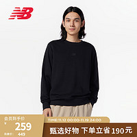 NEW BALANCE23男款早秋百搭休闲卫衣套头衫 BK AMT33334 XS