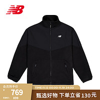 new balance 男款运动休闲百搭针织夹克外套 BK MDD45031 XS