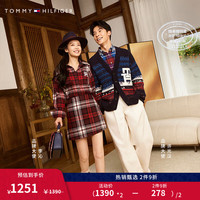 TOMMY HILFIGER【许光汉同款】男装纯棉格纹修身衬衫外套32893 多色格子0MS S(:120-130斤)