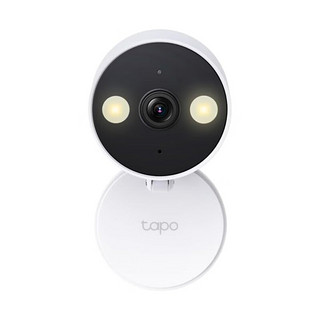 TP-Link Tapo C120 室内/室外家庭摄像头彩色夜视 红外模式 2路音频 白色