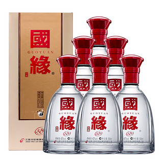 今世缘 国缘 单开 42%vol 浓香型白酒 500ml*6瓶 整箱装