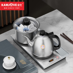 kamjove金灶涌泉式底部全自动上水电热水壶烧水壶恒温电茶壶烧水茶具