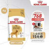 ROYAL CANIN 皇家 狗粮（Royal Canin） 金毛成犬全价粮 3.5kgX4