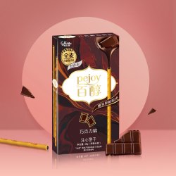 格力高 注心饼干 巧克力味 48g 2件