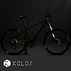 Kolor卡勒单车KM201铝合金山地车7速8速单盘变速车男女代步