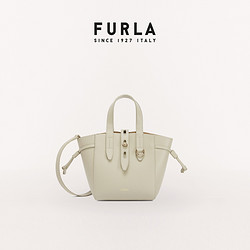 FURLA 芙拉 NET菜篮子牛皮迷你通勤托特女士手提包