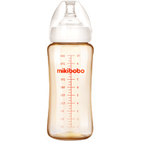 mikibobo 米奇啵啵 奶瓶pps宽口径新生儿防胀气 断奶神器 宝贝奶瓶300ml  300ml