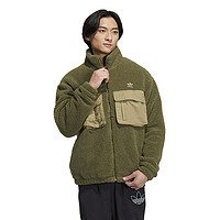 adidas ORIGINALS WW SHERPA JKT男士舒适耐磨运动休闲针织夹克跑步服