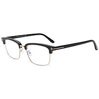 汤姆福特TOM FORD近视眼镜框架男女光学眼镜架黑金色眼镜TF5635-DB-001 55MM+配佳锐镜片1.67（1000度内）
