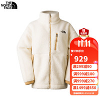 北面(The North Face)抓绒衣女冬户外运动休闲上衣加厚保暖防风仿羊羔绒外套 N3N/米白色/店长/评价有礼 L/165