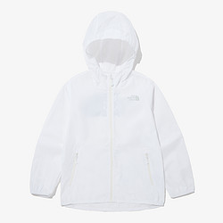 THE NORTH FACE 北面 儿童 Flury Wind 夹克 K'S FLURRY WIND HOODIE WHITE NJ3LP02V