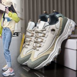 SKEMIQEKS #七七SKEMIQEKS/官网旗舰店2023熊猫鞋男女鞋秋冬情侣老爹鞋厚底