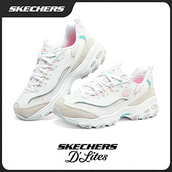 SKECHERS 斯凯奇 夏季D'LITES时尚舒适透气运动休闲熊猫鞋-149788