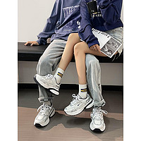 抖音超值购、移动端：WARRIOR 回力 情侣鞋2023秋季新款老爹鞋小众原创美式男女运动鞋子