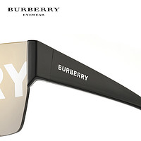 BURBERRY 博柏利 太阳镜嘻哈潮流前卫街拍明星同款一片式镜片墨镜宝岛4291