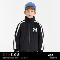 Mini Peace MiniPeace太平鸟童装冬秋新男童羽绒服F1ACD4B13 黑色 160cm