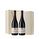 菲特瓦 法国进口勃艮第丘AOC红酒黑皮诺干红葡萄酒双支礼盒装