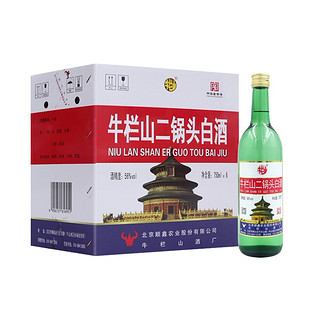 88VIP：牛栏山 56度二锅头高度白酒750ml*6瓶清香型整箱装（原出口美）