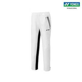 YONEX/尤尼克斯 60134EX/67075EX 23FW大赛系列 男女款运动休闲长裤yy 60134EX 白色（男款） L