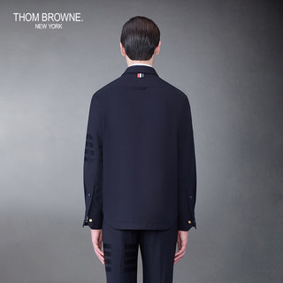 汤姆·布朗 THOM BROWNE男士经典四条纹衬衫夹克外套 深蓝色（偏大） 5