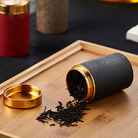 PLUS会员：尊壶 紫砂茶叶罐便携小号茶罐密封茶盒迷你旅行茶具一两装茶罐子 黑色