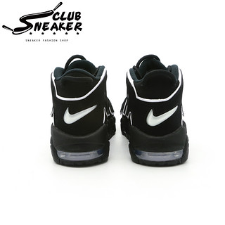 耐克（NIKE）Air More Uptempo 皮蓬 黑白大AIR 男子蓝球鞋 （X仓）414962-002 38.5