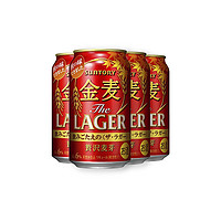  三得利 SUNTORY 新啤酒金麦拉格 红 6度 350ml