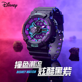 迪士尼（Disney）手表男潮流运动夜光防水初中高中多功能电子表MK-15118PL