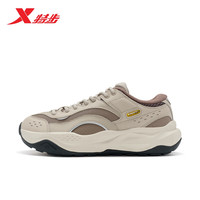 XTEP 特步 男鞋复古老爹鞋冬厚底潮流百搭运动鞋977419320007